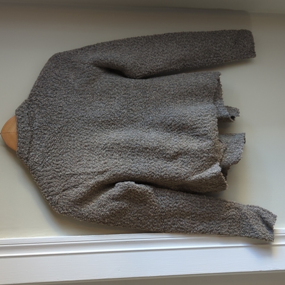 Loft tan boucle cardigan sweater size XS - Picture 2 of 8